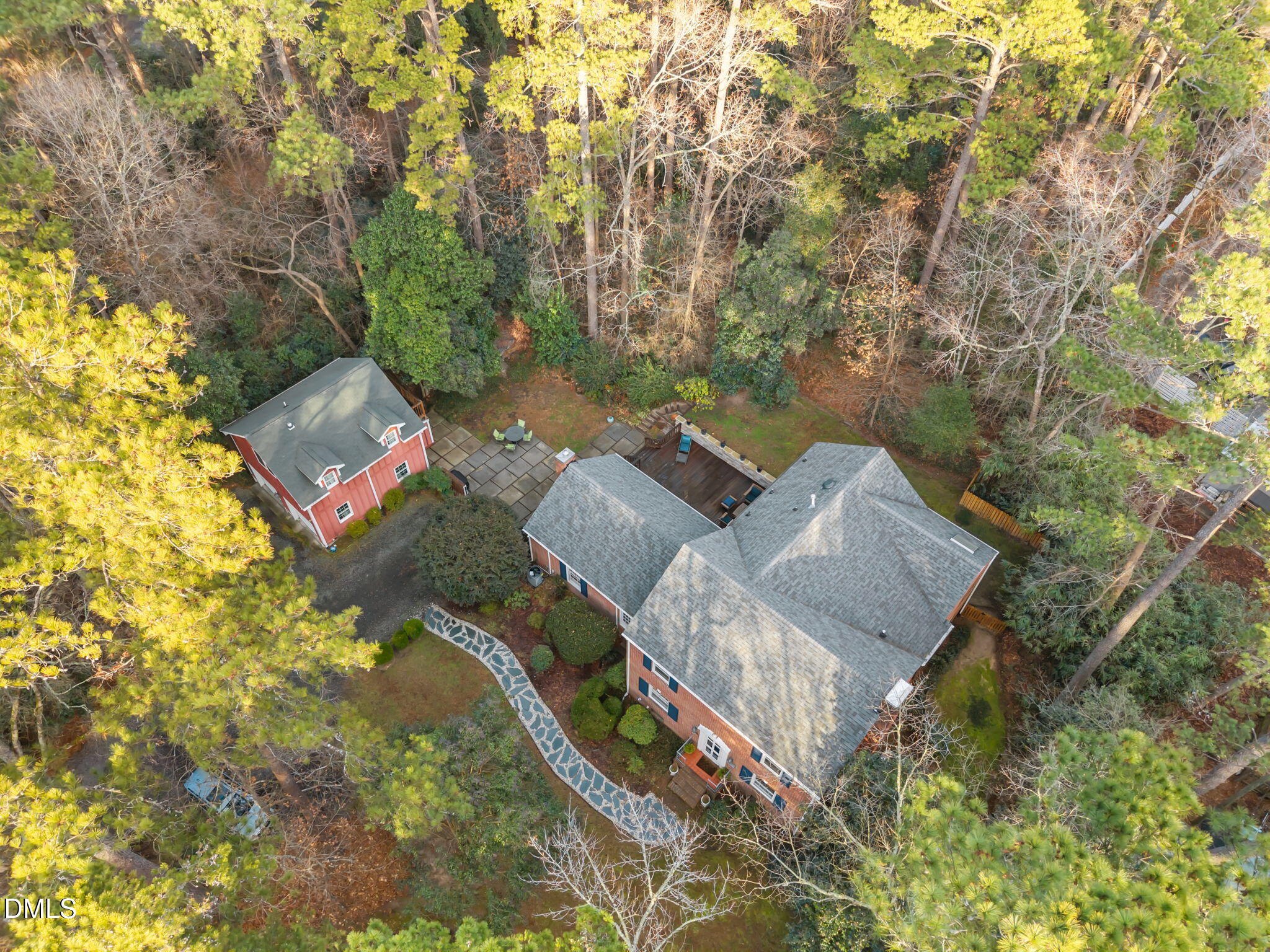 1121 Anderson Street Durham, NC 27705 - Photo 22 of 59 a view of a house with a yard and large trees
