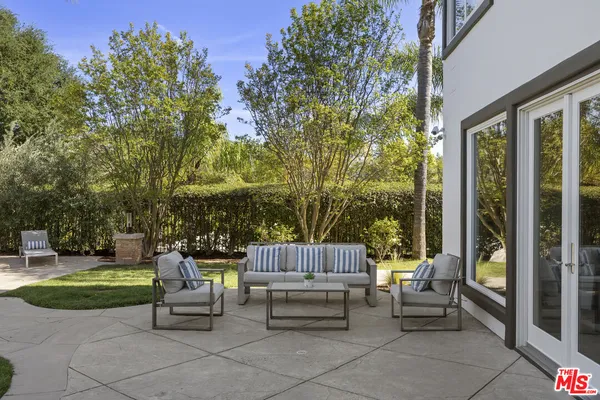 a view of outdoor space with seating