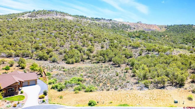view of a yard with wooden fence