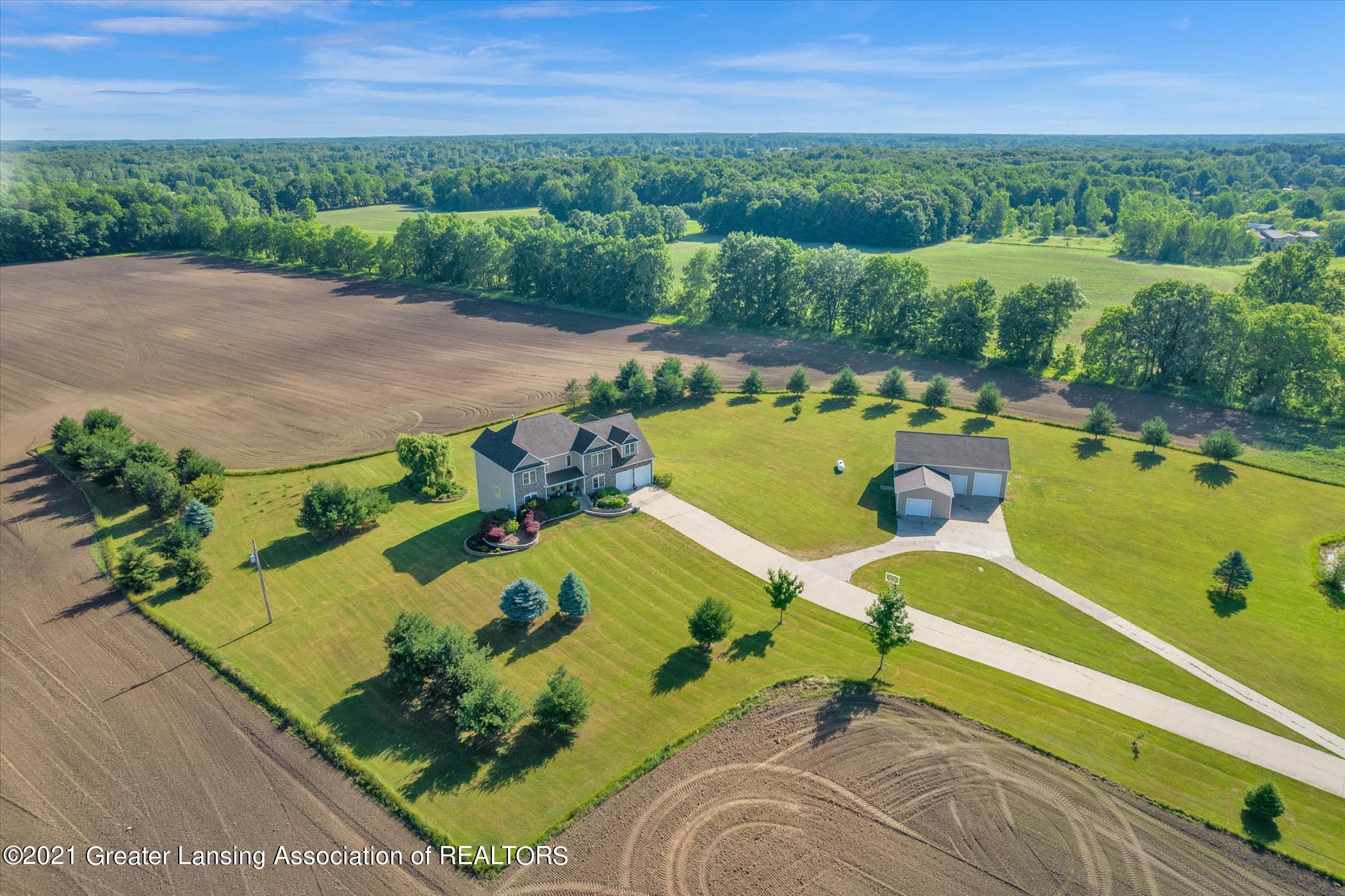 322 West Church Road Morrice, MI 48857 - Photo 3 of 37 Aerial View