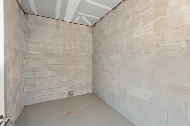 a view of a balcony from a bedroom