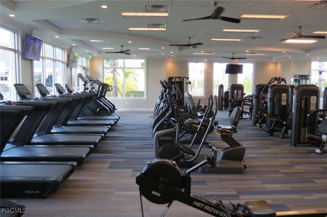 43997 Boardwalk Loop, Unit 1841 Punta Gorda, FL 33982 - Photo 38 of 43 a view of a room with gym equipment