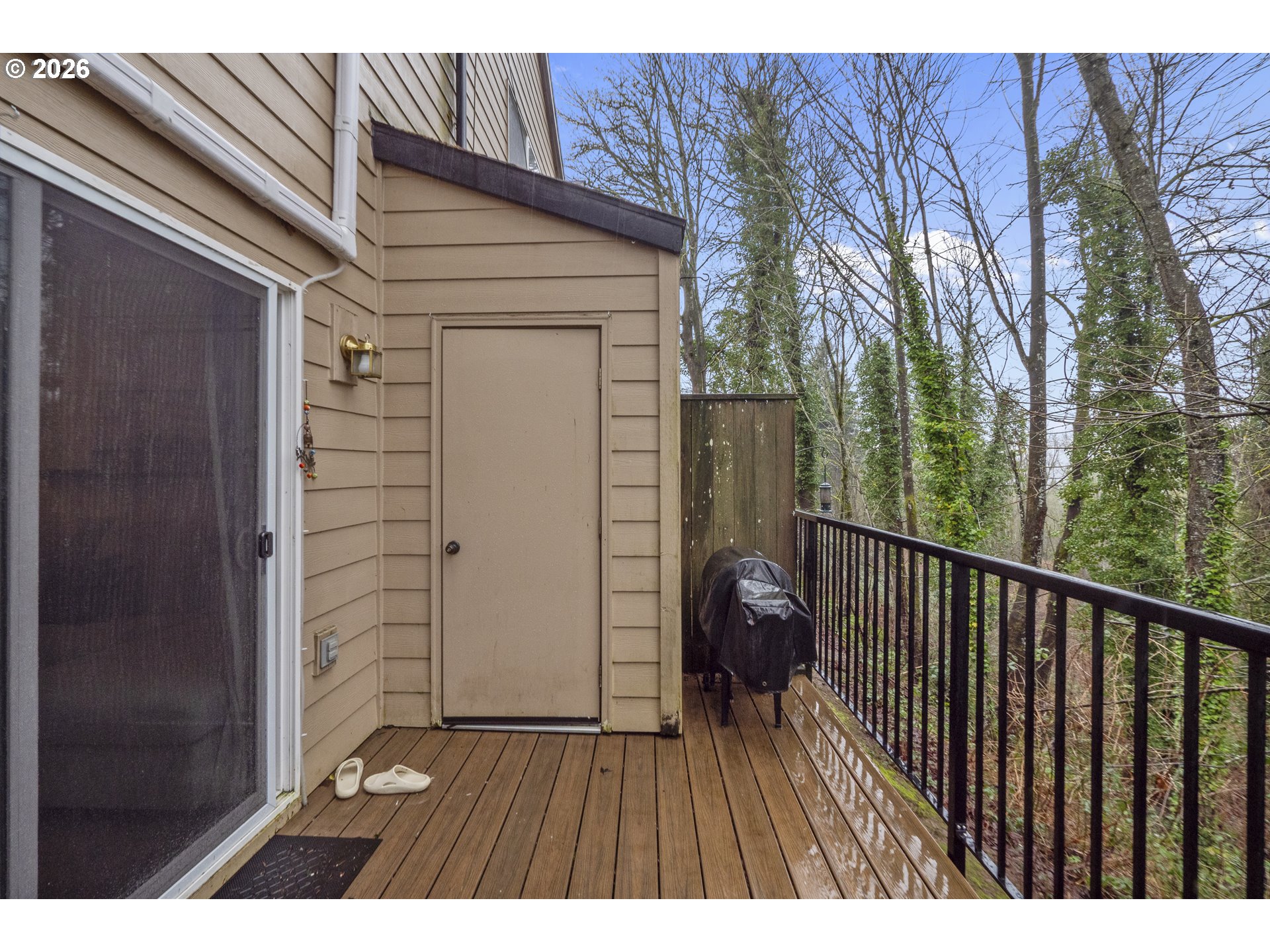13949 Beavercreek Road, Unit 114 Oregon City, OR 97045 - Photo 19 of 27 a view of balcony with wooden floor