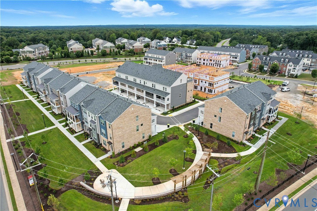12014 Afternoon Path Henrico, VA 23233 - Photo 30 of 30 an aerial view of a house with outdoor space and pool