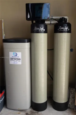 a view of water heater room
