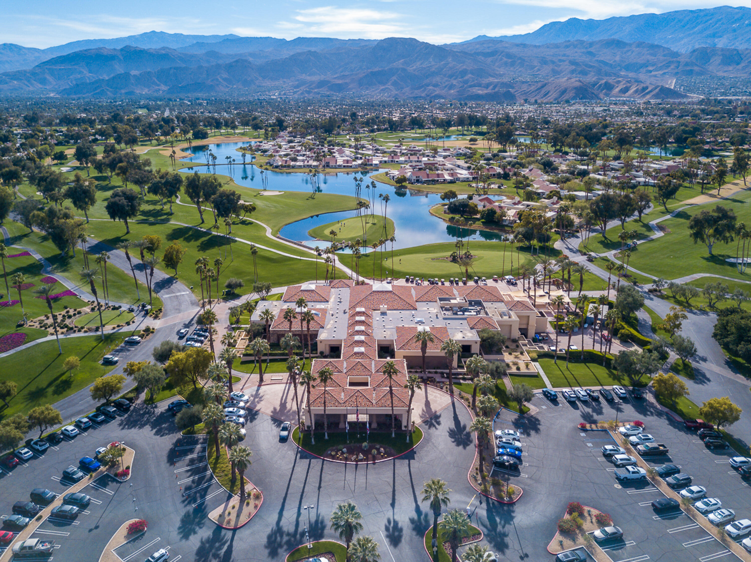 11 Mission Court Rancho Mirage, CA 92270 - Photo 58 of 59 a view of a city with mountains in the background