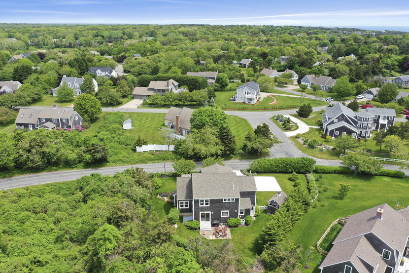 47 Briar Spring Road Orleans, MA 02653 - Photo 22 of 30 an aerial view of a house with garden