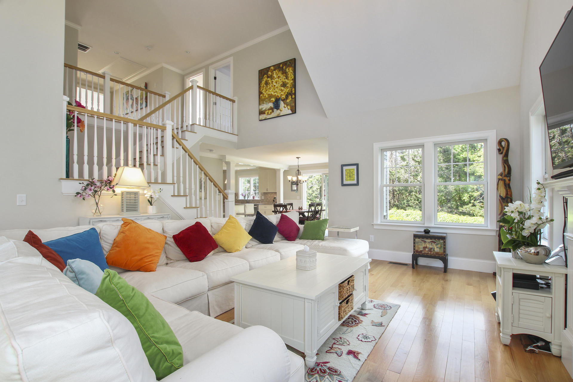 47 Briar Spring Road Orleans, MA 02653 - Photo 7 of 30 a living room with furniture and a large window