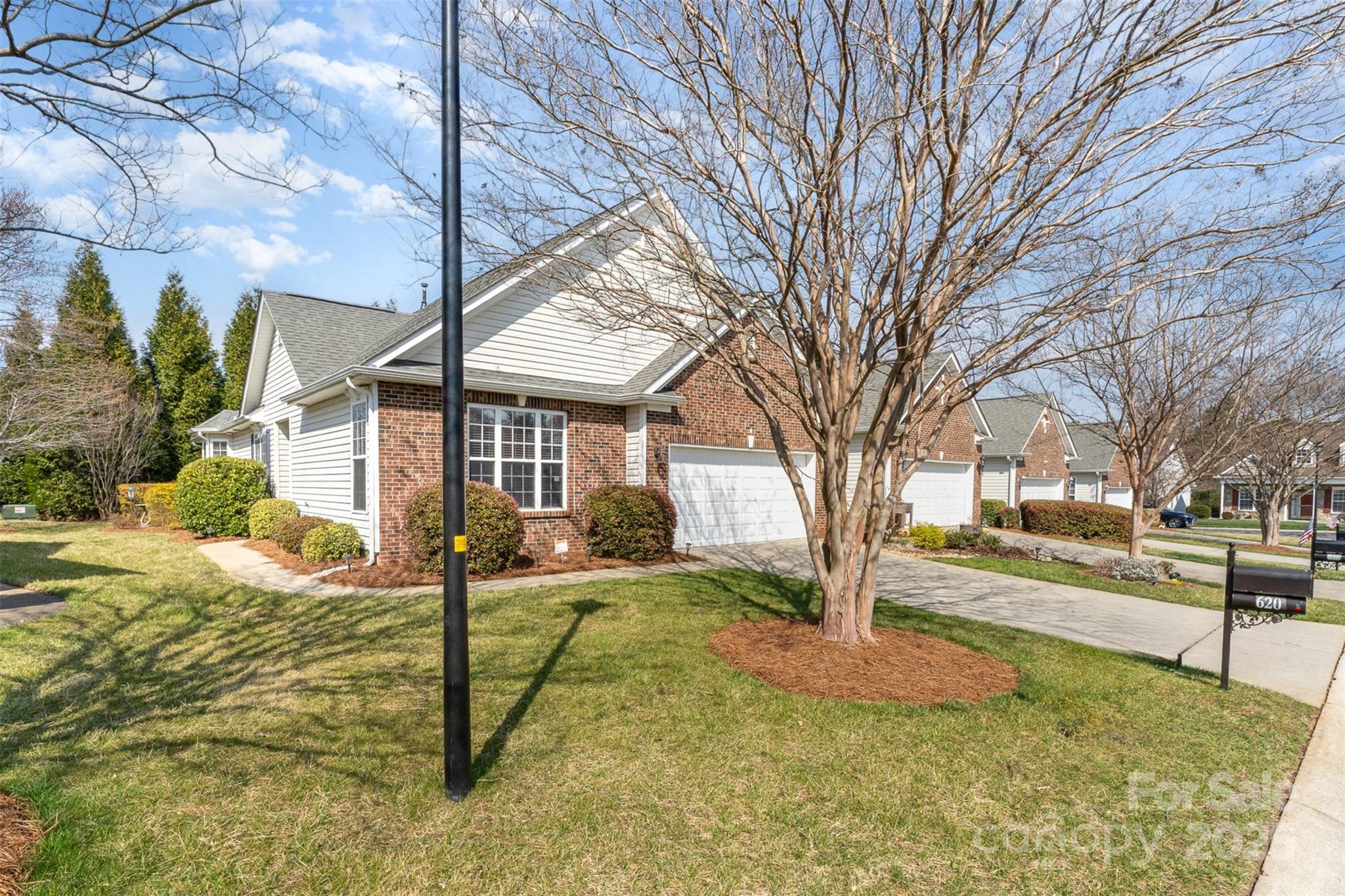 620 Amethyst Circle Fort Mill, SC 29708 - Photo 2 of 32 a view of a yard with plants and a tree