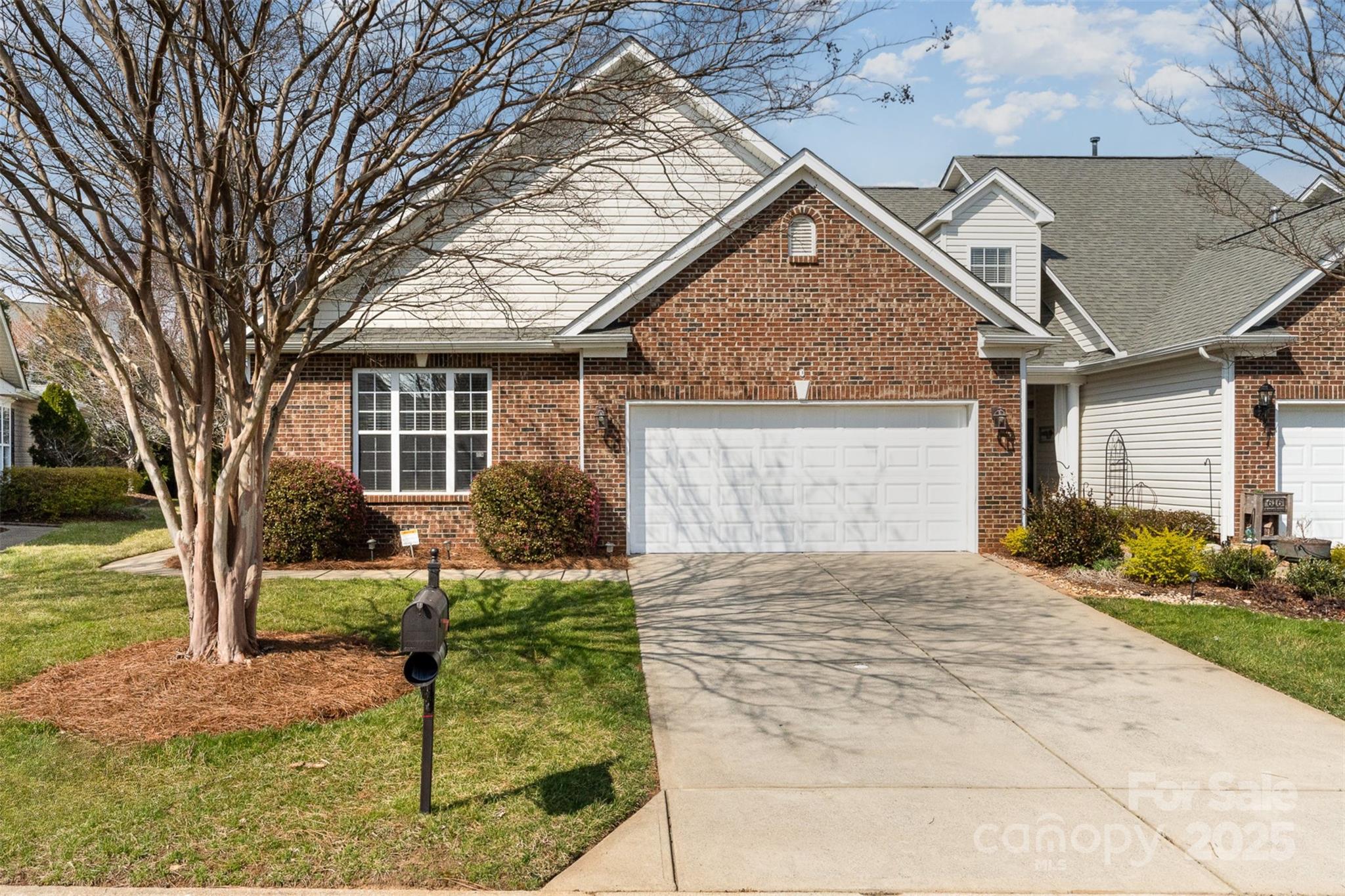 620 Amethyst Circle Fort Mill, SC 29708 - Photo 4 of 32 a view of a yard in front of a house with plants and large tree