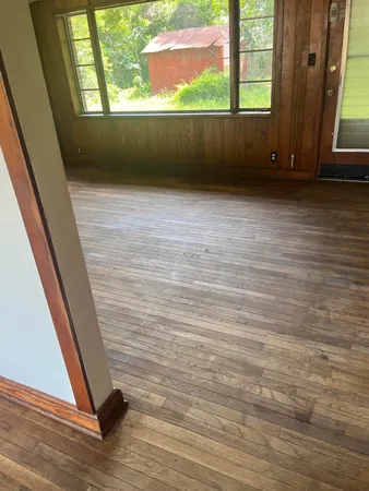 a view of outdoor space with window