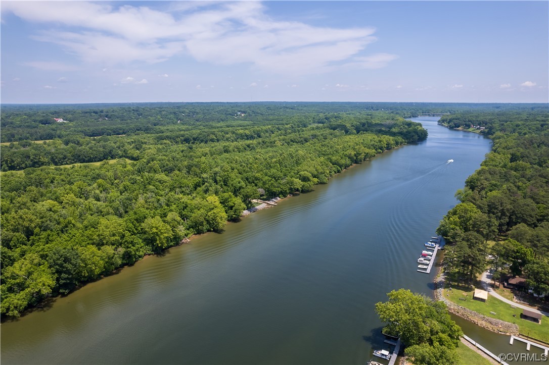 4061 Old Gun Road East Midlothian, VA 23113 - Photo 42 of 42 a view of a lake with a city