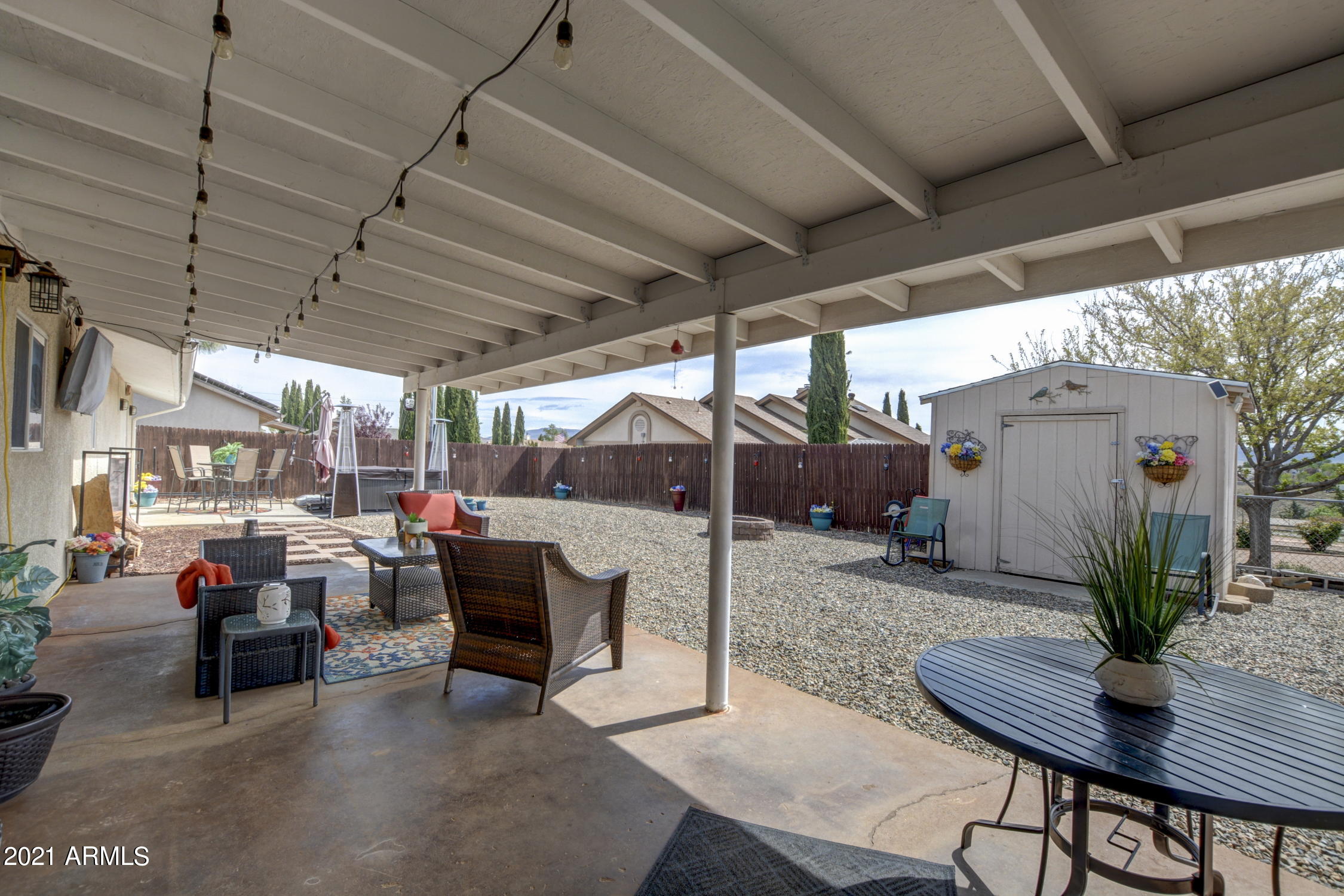 4975 North Meixner Road Prescott Valley, AZ 86314 - Photo 19 of 25 Back Patio - 4975 Meixner