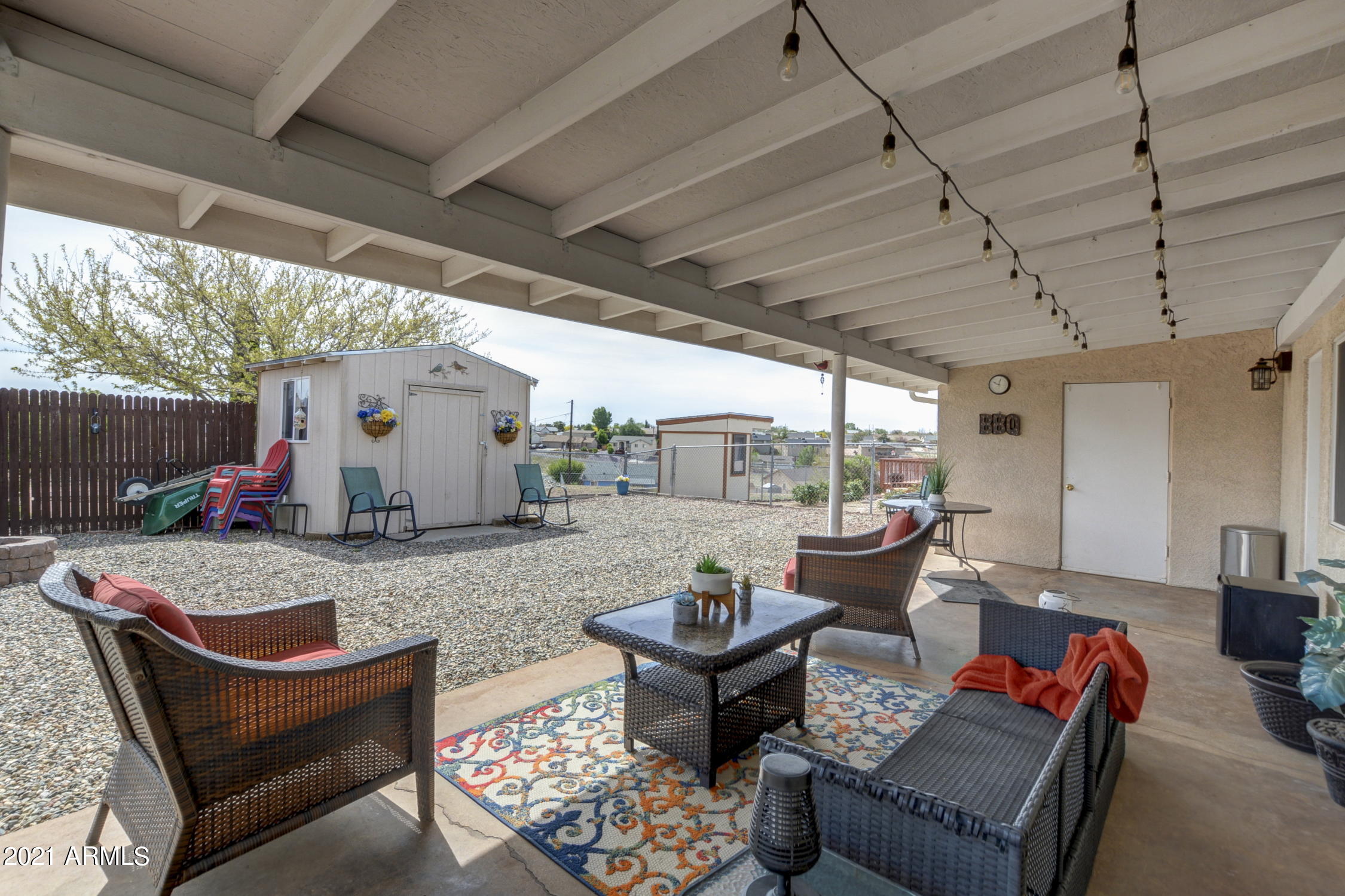 4975 North Meixner Road Prescott Valley, AZ 86314 - Photo 21 of 25 Back Patio - 4975 Meixner