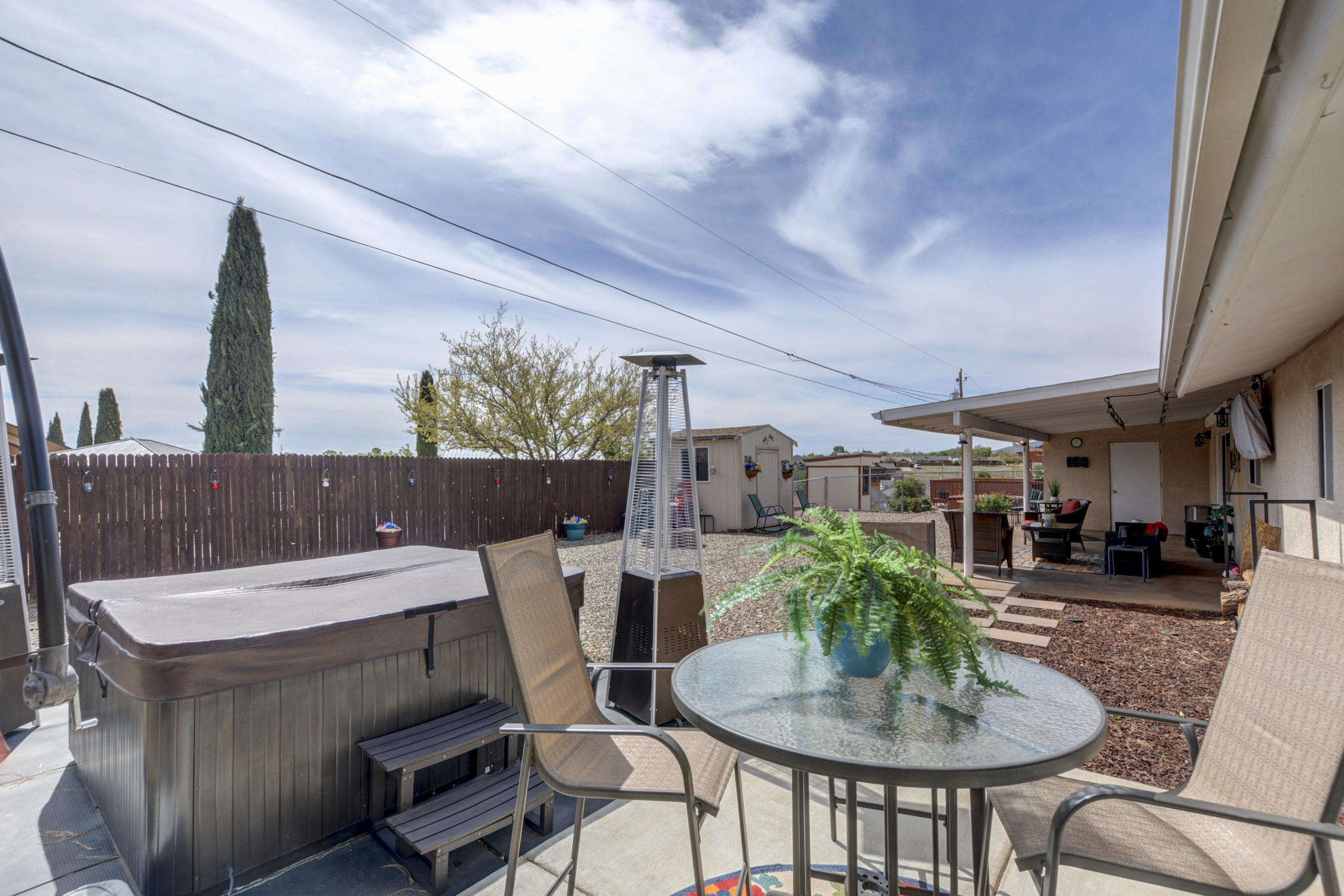 4975 North Meixner Road Prescott Valley, AZ 86314 - Photo 23 of 25 Back Patio - 4975 Meixner