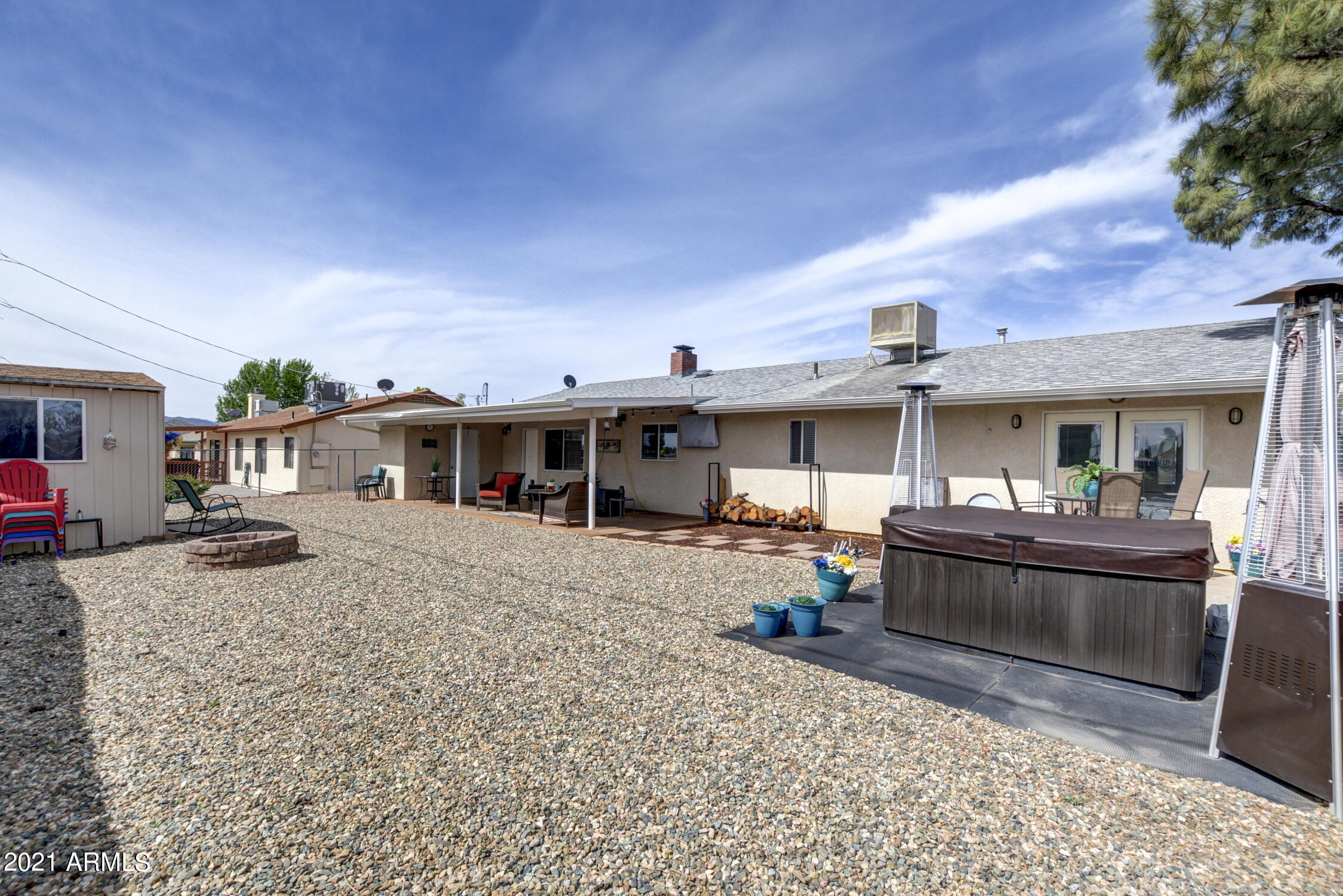 4975 North Meixner Road Prescott Valley, AZ 86314 - Photo 24 of 25 Back Patio - 4975 Meixner