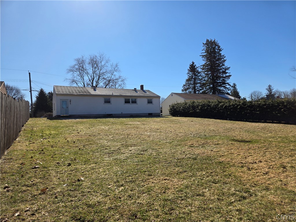 417 Locust Drive Utica, NY 13502 - Photo 22 of 25 The property is fully enclosed at the rear, with n