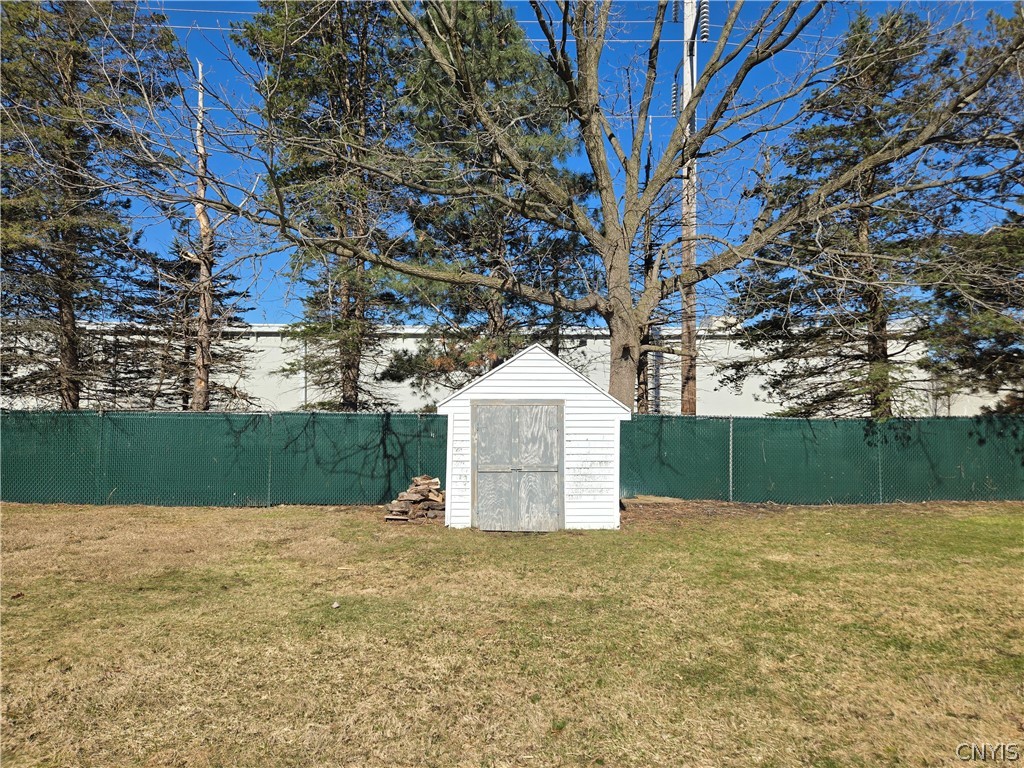 417 Locust Drive Utica, NY 13502 - Photo 23 of 25 Step outside to a massive yard equipped with a ha