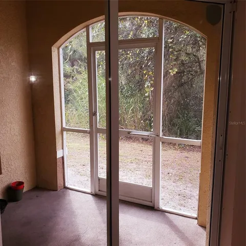 a view of front door