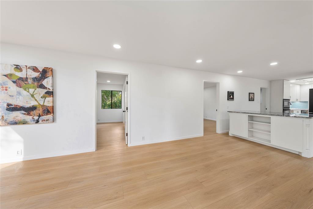 3020 North 43rd Street Waco, TX 76708 - Photo 25 of 40 a view of an empty room with kitchen and window
