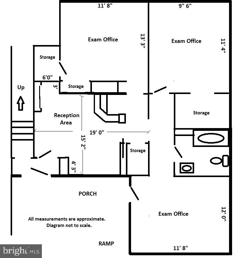 57 East Eagle Road Havertown, PA 19083 - Photo 8 of 19 Floor Plan of Professional Office on 1st Floor
