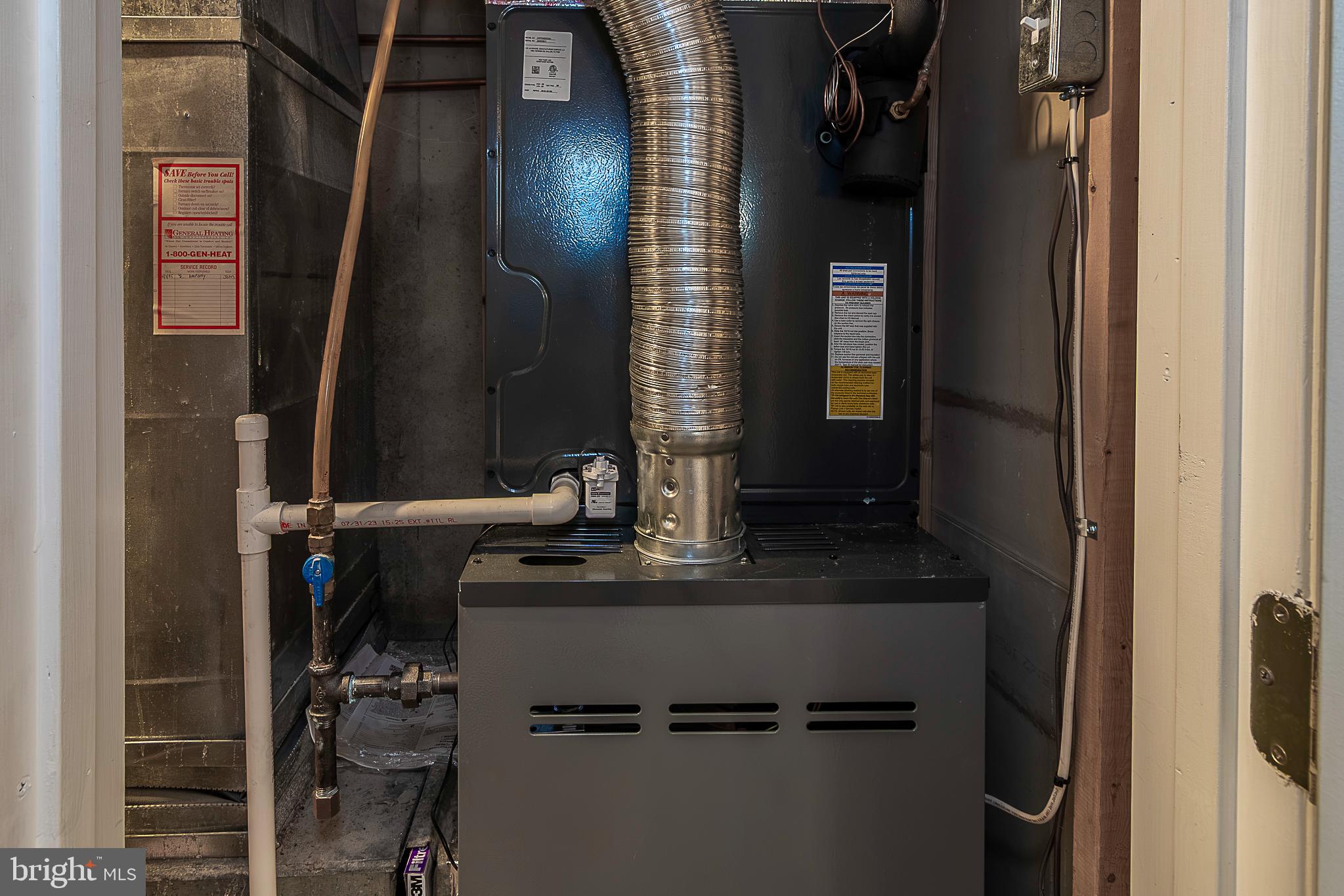 15521 Wheatfield Road Woodbridge, VA 22193 - Photo 38 of 39 Recently replaced gas furnace and a/c compressor