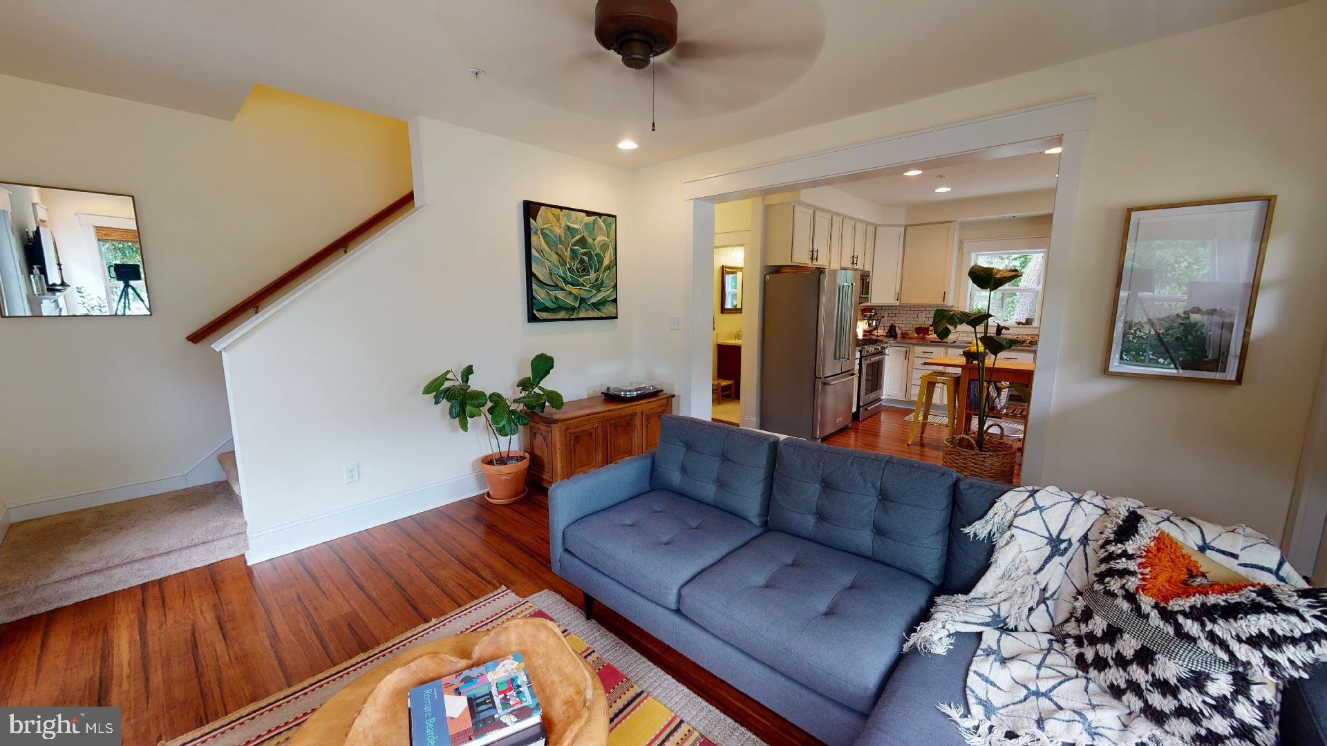 321 Front Street Crumpton, MD 21628 - Photo 3 of 27 Charming living room with gas fireplace