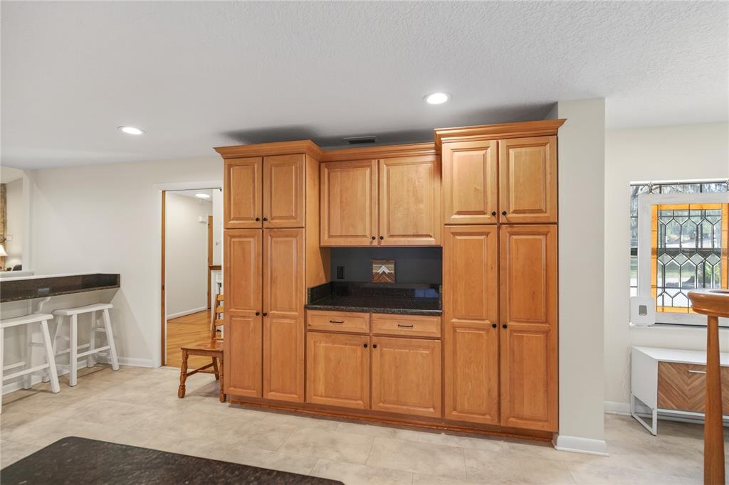 17025 Peru Road Umatilla, FL 32784 - Photo 23 of 73 a kitchen with stainless steel appliances a refrigerator and cabinets