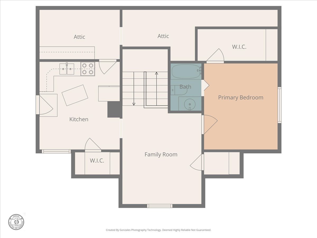 410 North Main Street Le Roy, IL 61752 - Photo 22 of 23 a picture of a bathroom with a white wall and a painting