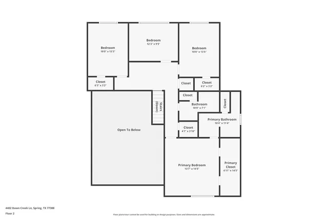 $1,995 | 4402 Dawn Creek Lane, Spring, TX 77388