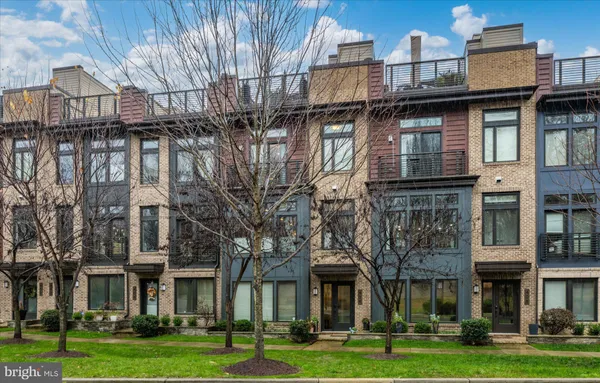 a view of a building with a yard