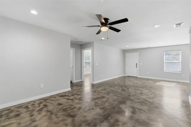 a view of an empty room