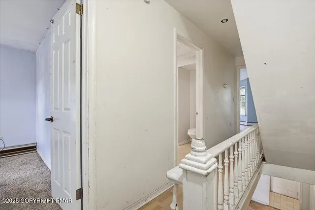 a view of an entryway with staircase