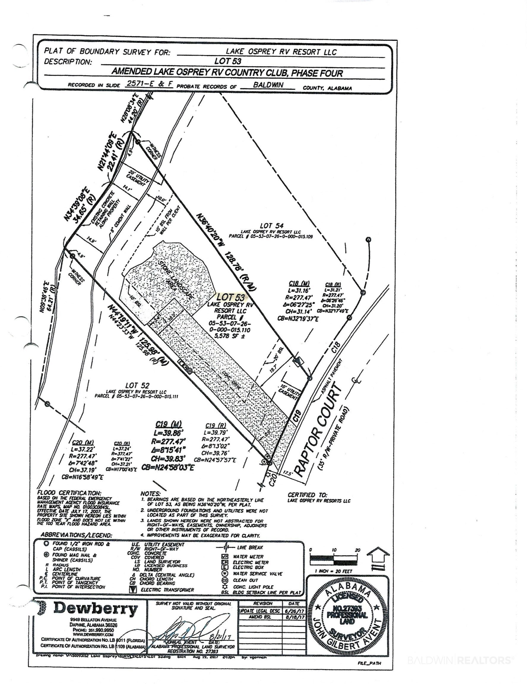 12025 Raptor Court Elberta, AL 36530 - Photo 5 of 32 Plat Lot 53