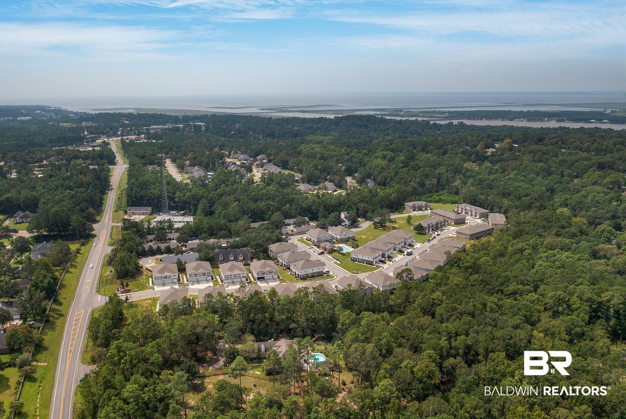 6867 Spaniel Drive, Unit B Daphne, AL 36527 - Photo 34 of 36 Birds eye view of property