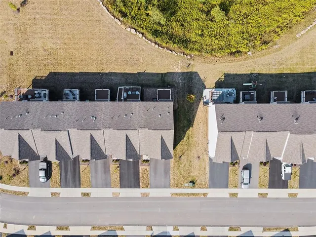 an aerial view of residential houses