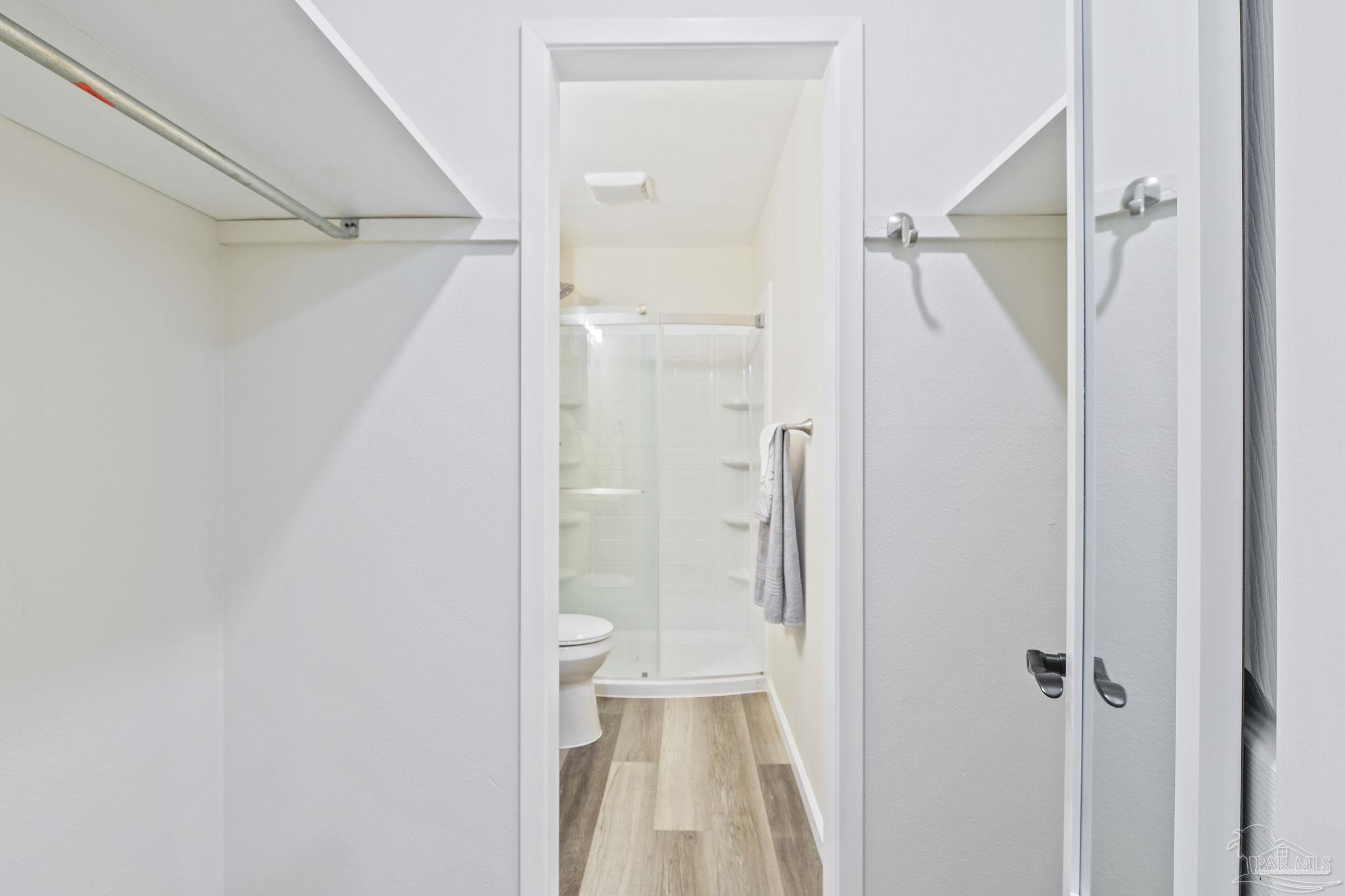 4200 Rigby Road Century, FL 32535 - Photo 25 of 71 a bathroom with a shower and a toilet