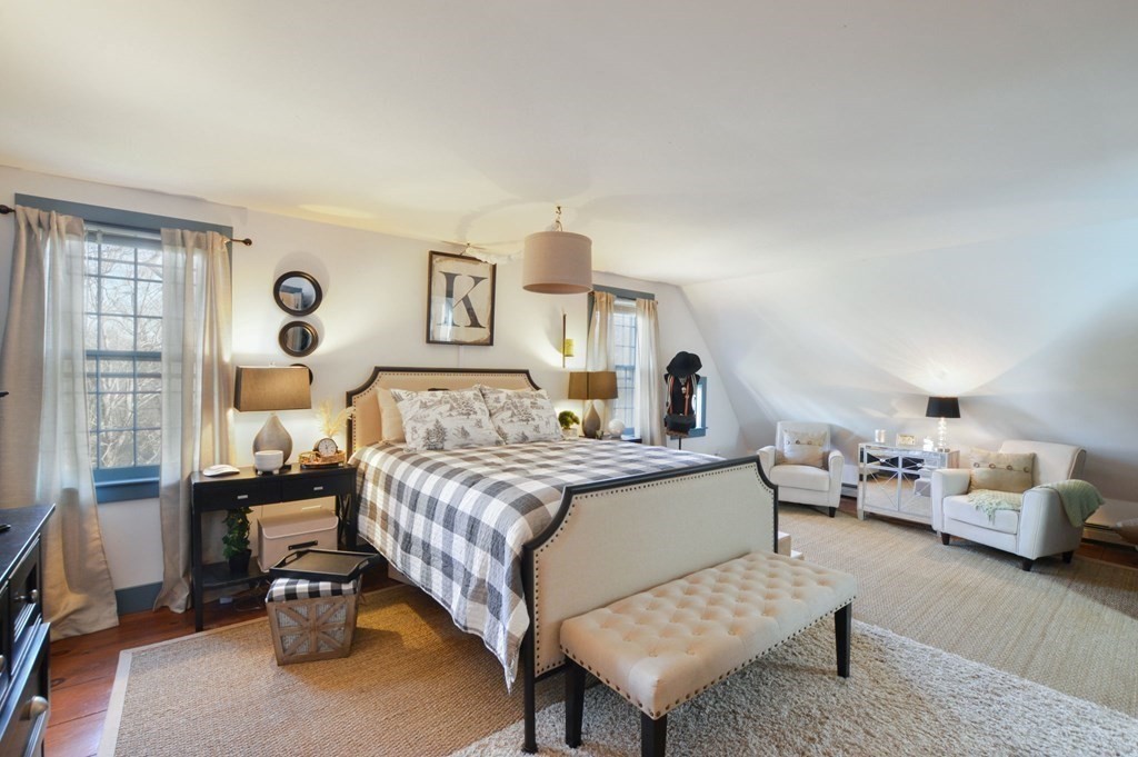 3 Academy Road Sandwich, MA 02563 - Photo 22 of 41 a bedroom with a bed and wooden floor