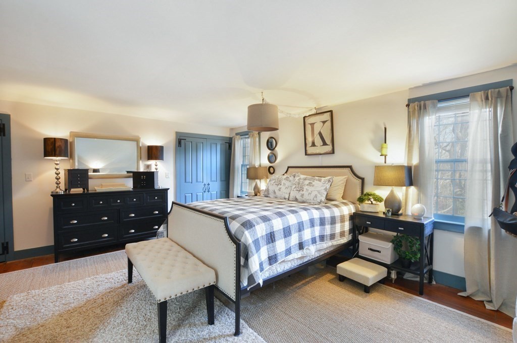 3 Academy Road Sandwich, MA 02563 - Photo 23 of 41 a bedroom with a bed and wooden floor