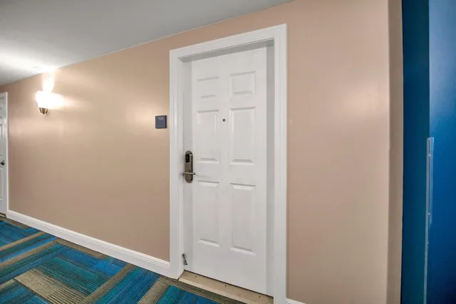 a view of empty room