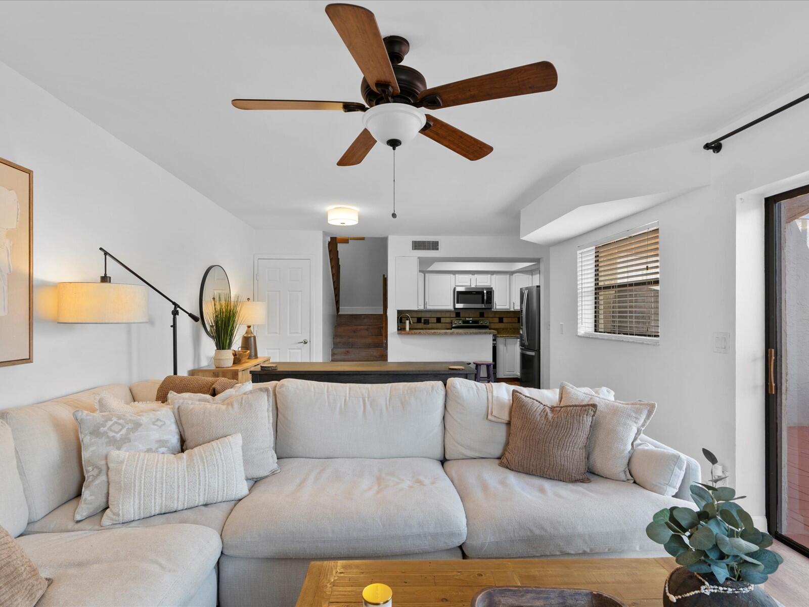 4025 Village Drive, Unit C Delray Beach, FL 33445 - Photo 3 of 32 a living room with furniture