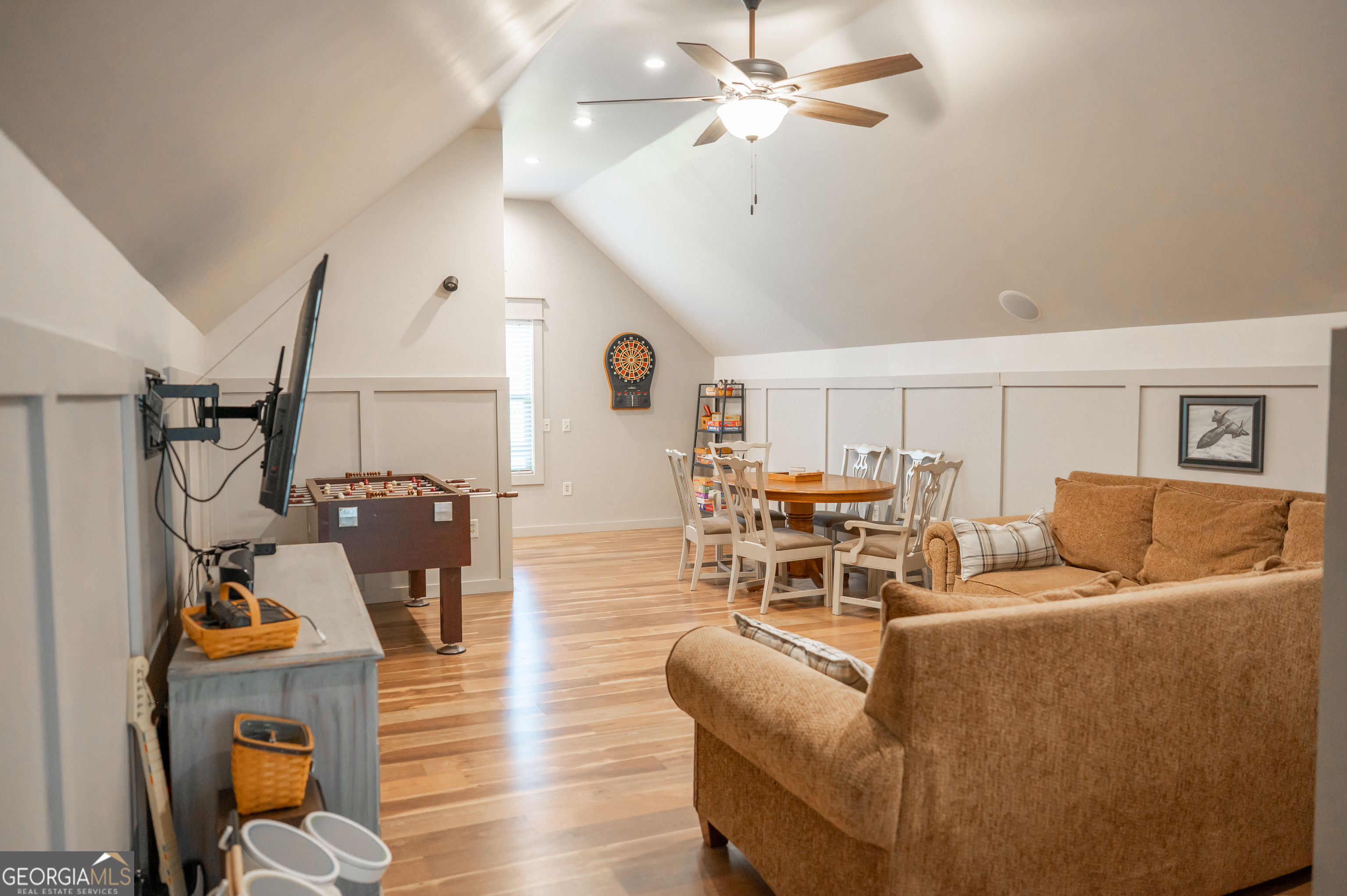 415 EAS Way Fayetteville, GA 30215 - Photo 61 of 70 a living room with furniture and a view of kitchen
