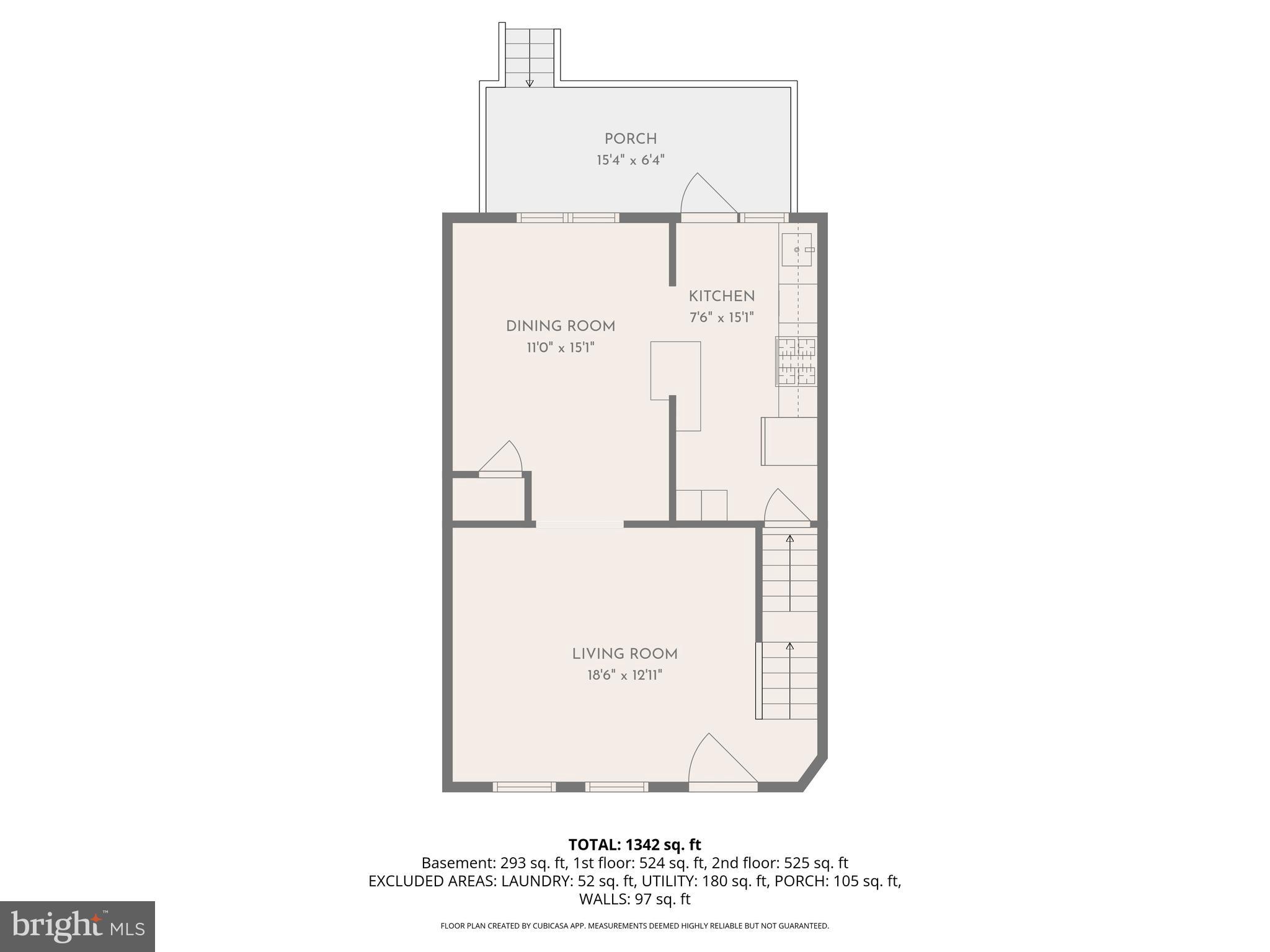 1421 West 41st Street Baltimore, MD 21211 - Photo 41 of 43 Main Level floor plan