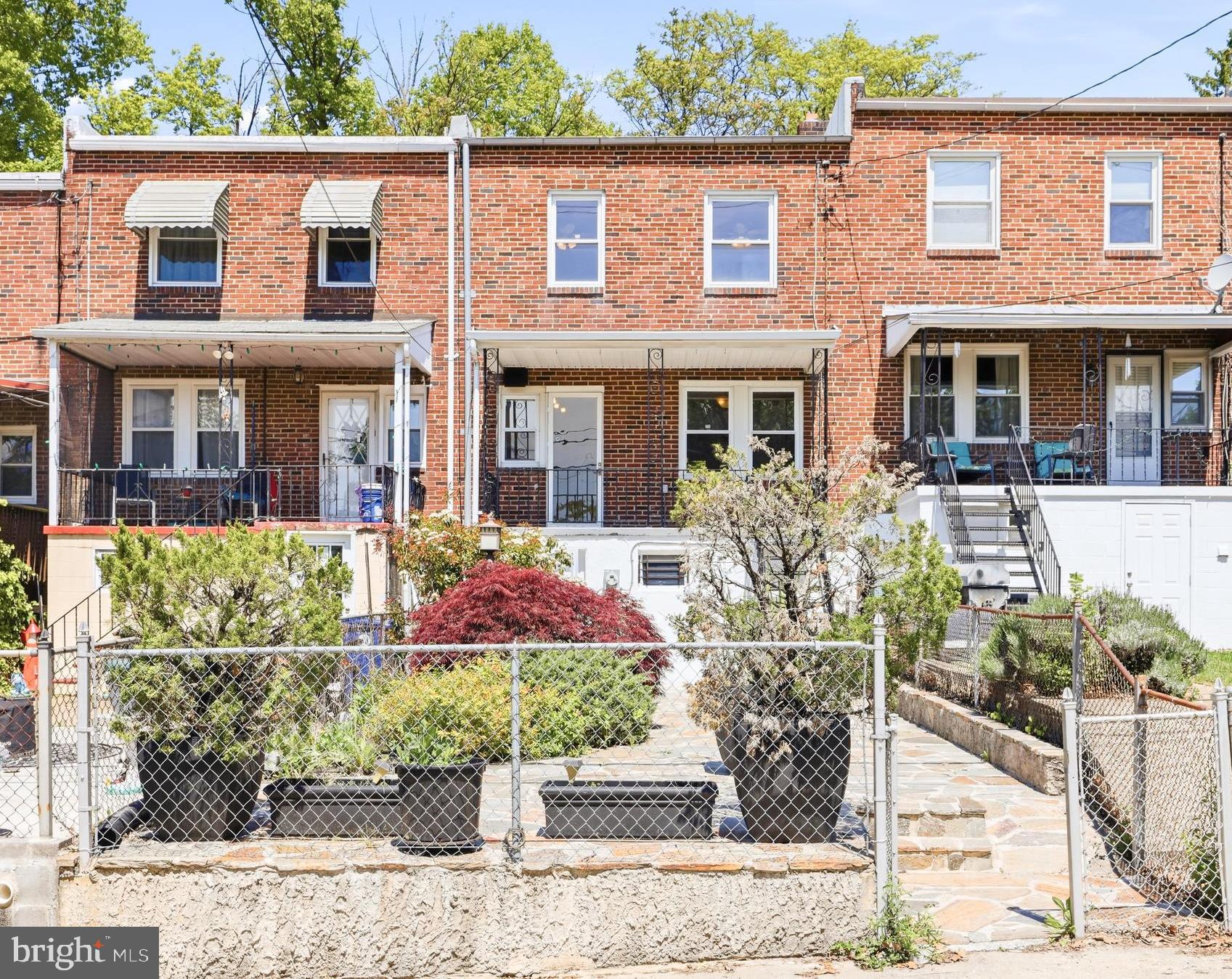 1421 West 41st Street Baltimore, MD 21211 - Photo 24 of 43 Backyard fully fenced with beautiful stone patio