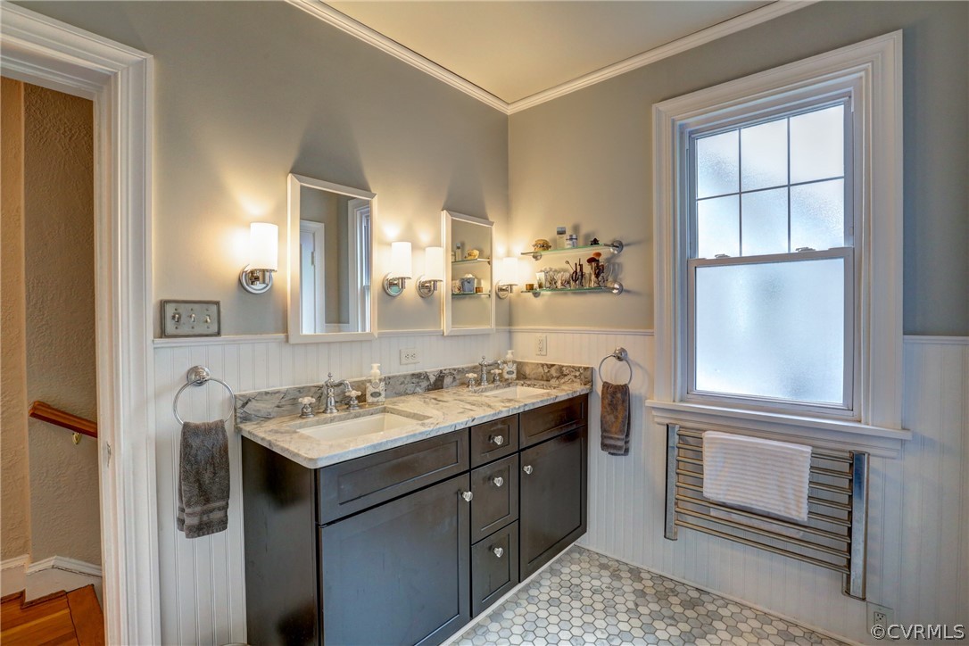 4227 Brook Road Richmond, VA 23227 - Photo 26 of 41 a bathroom with a sink and a mirror