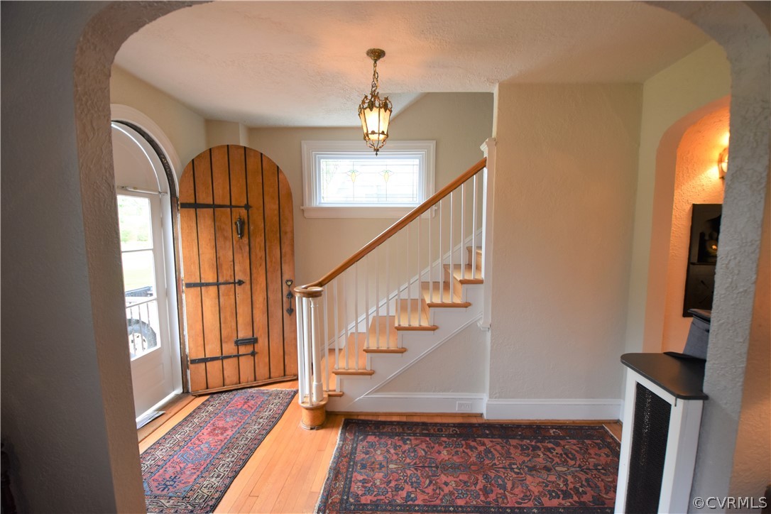 4227 Brook Road Richmond, VA 23227 - Photo 3 of 41 a view of entryway and hall with wooden floor