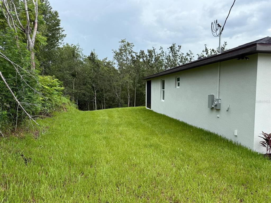 126 Canby Circle Spring Hill, FL 34606 - Photo 10 of 45 a view of a backyard with a garden