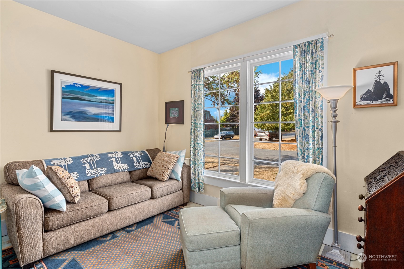1441 Clay Street Port Townsend, WA 98368 - Photo 5 of 26 a living room with furniture and a large window