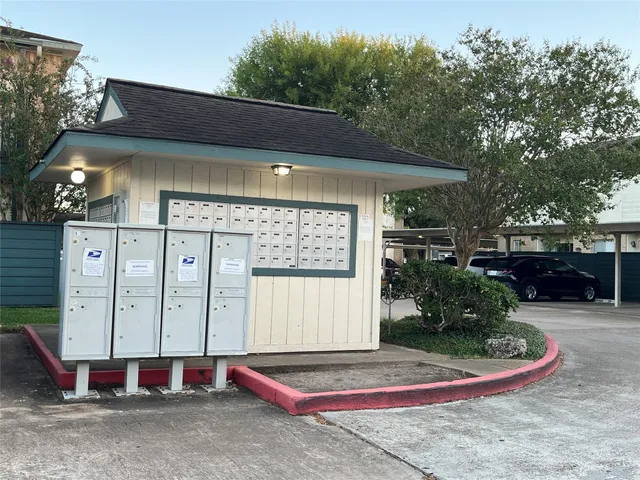 a building with a shower