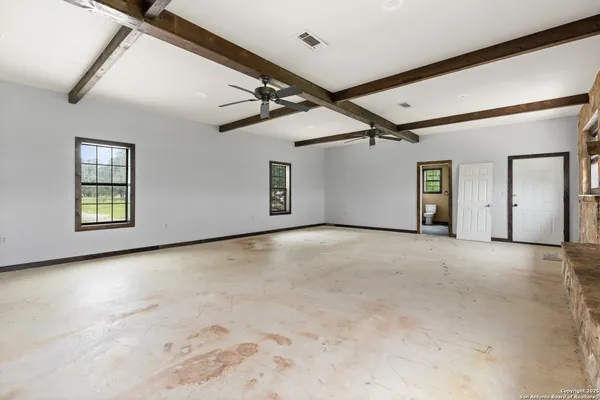 a view of swimming pool with outdoor seating